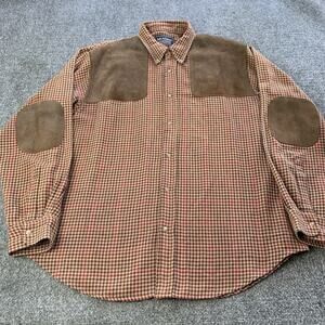 Vintage McAlister Country Sport Shooting Shirt Padded Hunting Mens Size XL